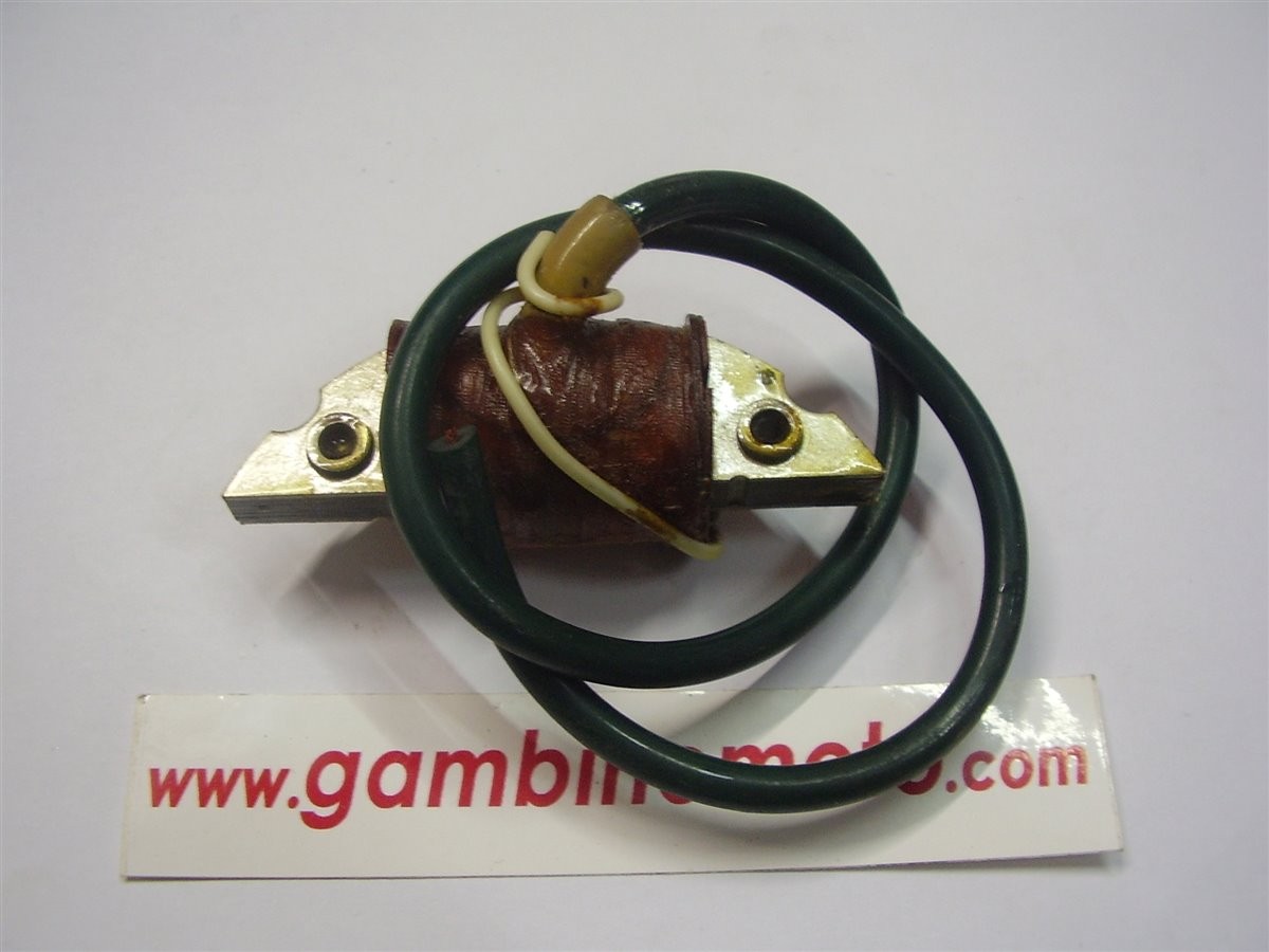 BOBINA CICLOMOTORE EPOCA VARI DISTANZA FORI MM 47 ALTEZZA FORI MM9,5  LUNGHEZZA MM72 FONDI DI MAGAZZINO