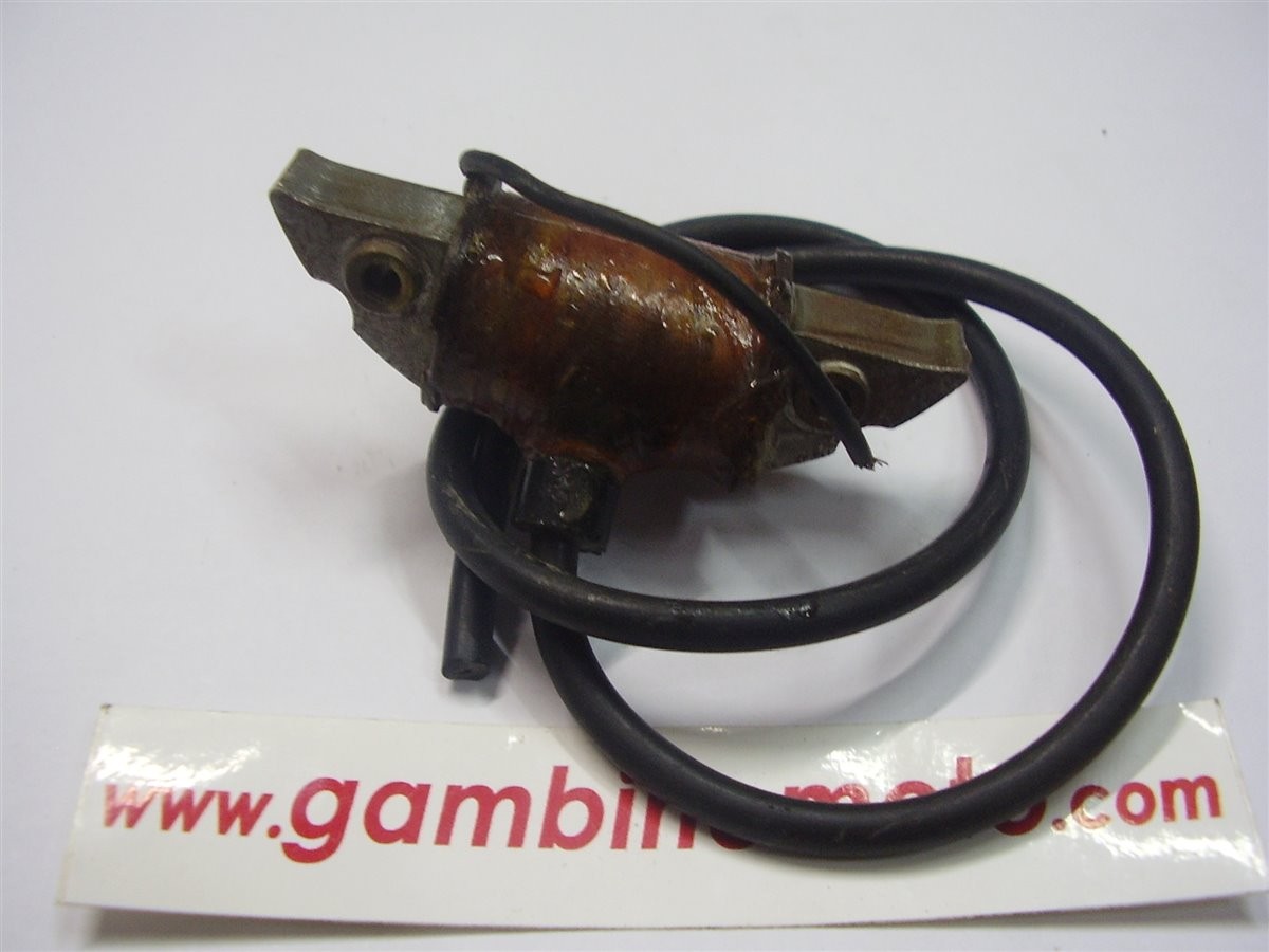 BOBINA CICLOMOTORE EPOCA VARI DISTANZA FORI MM 47 ALTEZZA FORI MM11,5  LUNGHEZZA MM71,5 FONDI DI MAGAZZINO