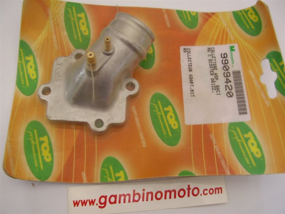 COLLETTORE ASPIRAZIONE RACING X SCOOTER MOTORE MINARELLI ORIZZONTALE TOP9909420  D.24