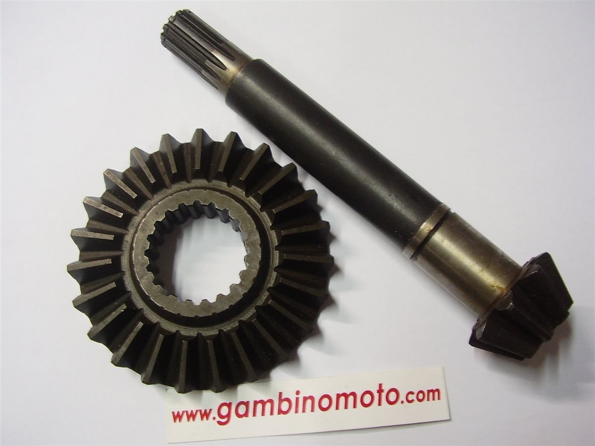 COPPIA CONICA MOTOZAPPA SEP 125 PIGNONE 8 DENTI CORONA 23 DENTI