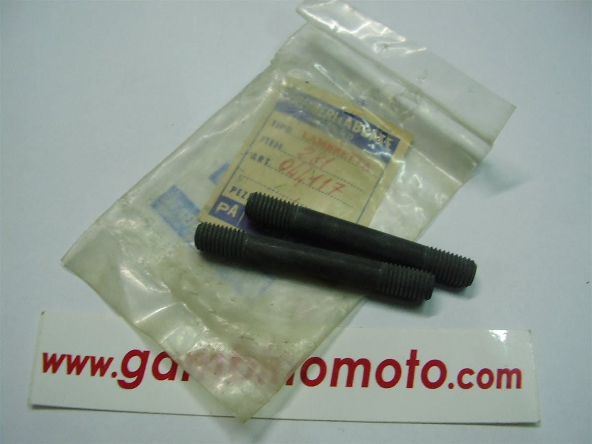 PRIGIONIERI 2 PEZZI PER LAMBRETTA MISURA LUNGHEZZA 55MM FILETTO MM7
