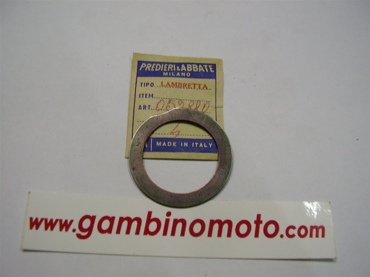 RONDELLA PER LAMBRETTA CON GOLA MISURE DIAMETRO ESTERNO MM39 INTERNO MM30 SP 1MM