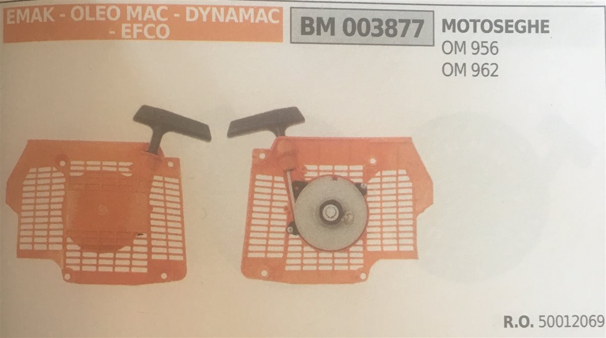 AVVIAMENTO COMPLETO BRUMAR EMAK - OLEO MAC - DYNAMAC - EFCO MOTOSEGHE OM 956 OM 962