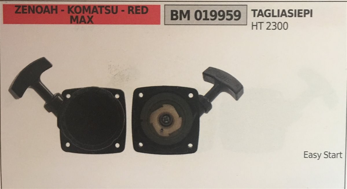 AVVIAMENTO COMPLETO BRUMAR ZENOAH - KOMATSU - RED - MAX TAGLIASIEPI HT 2300