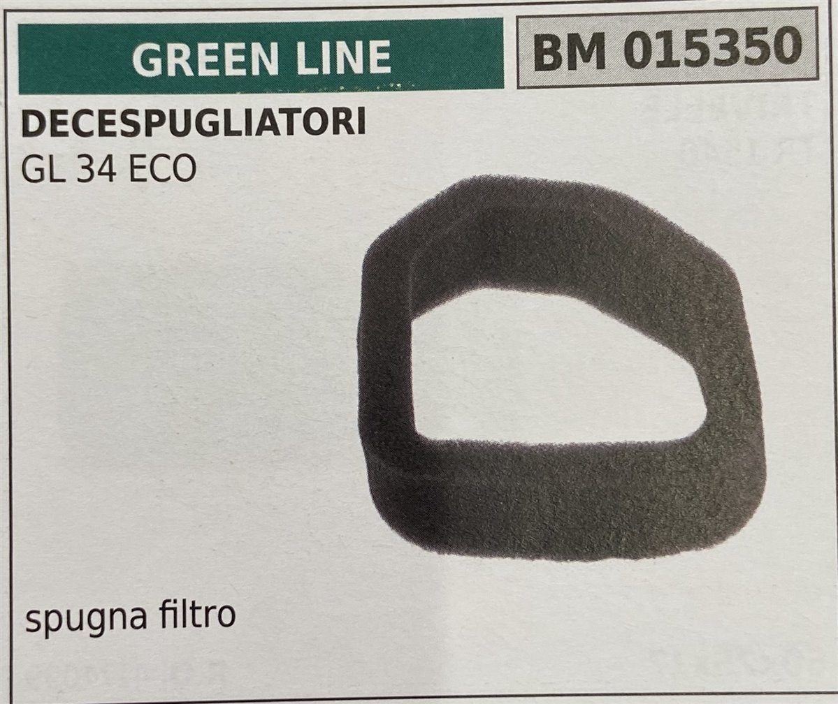BRUMAR FILTRO GREEN LINE  DECESPUGLIATORI GL 34 ECO  spugna filtro R.O.-