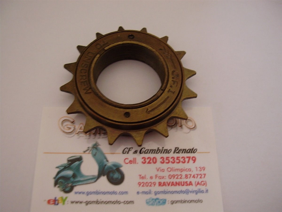 ROCCHETTO AVVIAMENTO PIAGGIO SI/BRAVO/BOXER/CIAO/BOSS 16 DENTI