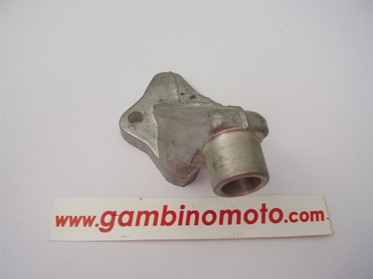 COLLETTORE CICLOMOTORE GARELLI FORO INTERNO D.12 EST. D.18 DISTANZA FORI 38MM   PIEGATO VERSO DESTRA