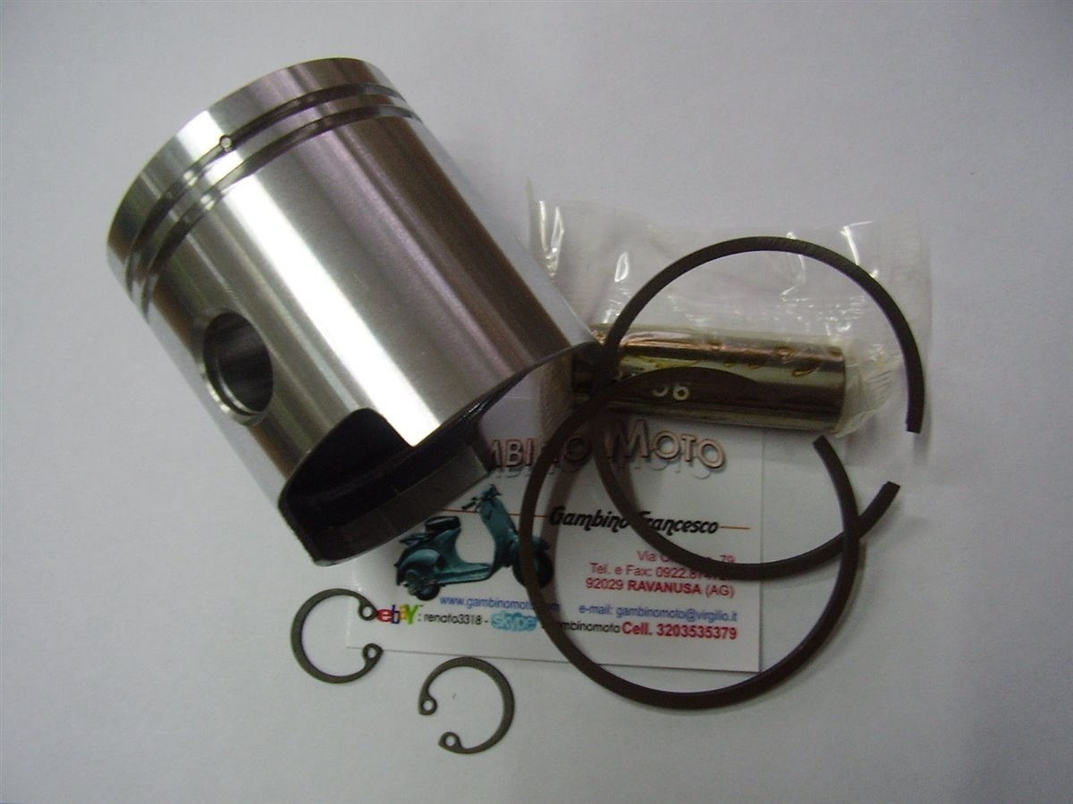 PISTONE COMPLETO MOTORE VOLPI E BOTTOLI MODELLO ERCOLINO DIAMETRO 46MM