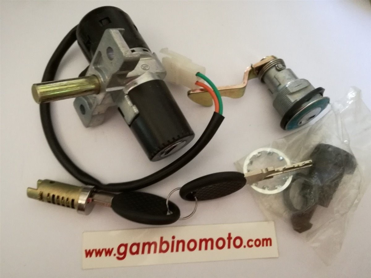 SERRATURE CHIAVE BLOCCASTERZO APRILIA SCARABEO 50 DITEK 4 TEMPI