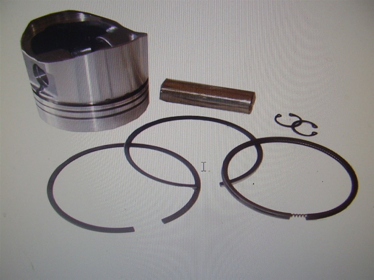 PISTONE COMPLETO DIAMETRO MM91 PER MOTORE RUGGERINI RF90-91    3 segmenti diam. spinotto 22 mm camera decentrata diam. 40,30 mm