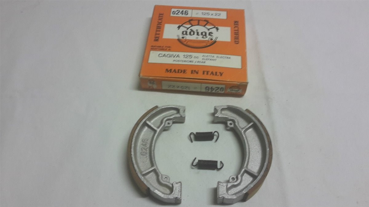 GANASCE FRENO ADIGE 125 x 22 CAGIVA ELECTRA 125 1984- ELEFANT 125 1984-
