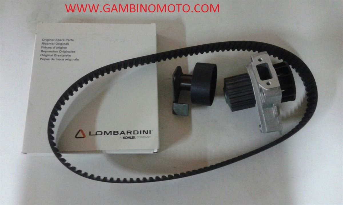 KIT DISTRIBUZIONE CUSC. CINGHIA POMPA ACQUA LOMBARDINI FOCS 2 E 3    RICAMBIO ORIGINALE LOMBARDINI 