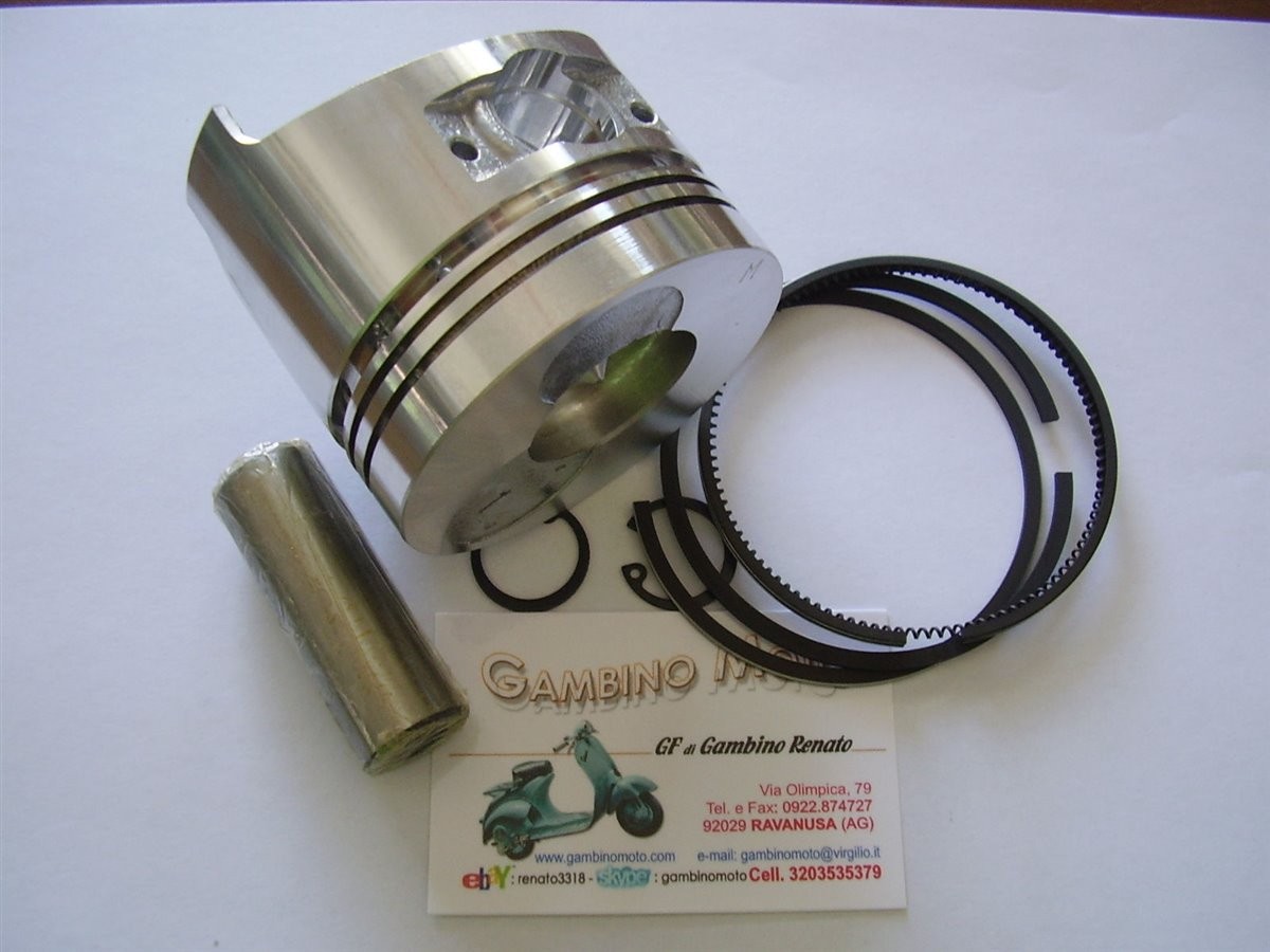 PISTONE COMPLETO 1° MAGIORAZIONE 0,5  PER MOTORI 7 CV YANMAR L70 KAMA RAMNAY CM 