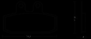 PASTIGLIE FRENO ANTERIORI APRILIA SCARABEO 500 ENTRA