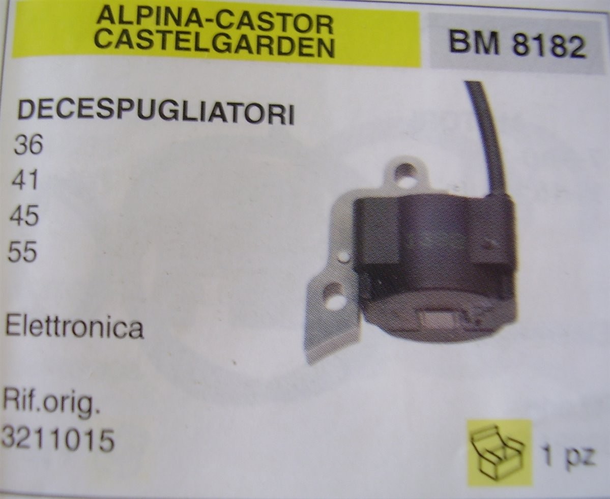 BOBINA ACCENSIONE MOTOSEGA ALPINA-CASTOR CASTELGARDEN 36-41-45