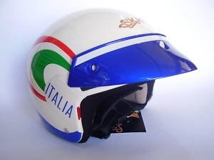 CASCO OMOLOGATO SKA-P BANDIERA ITALIA MISURA M