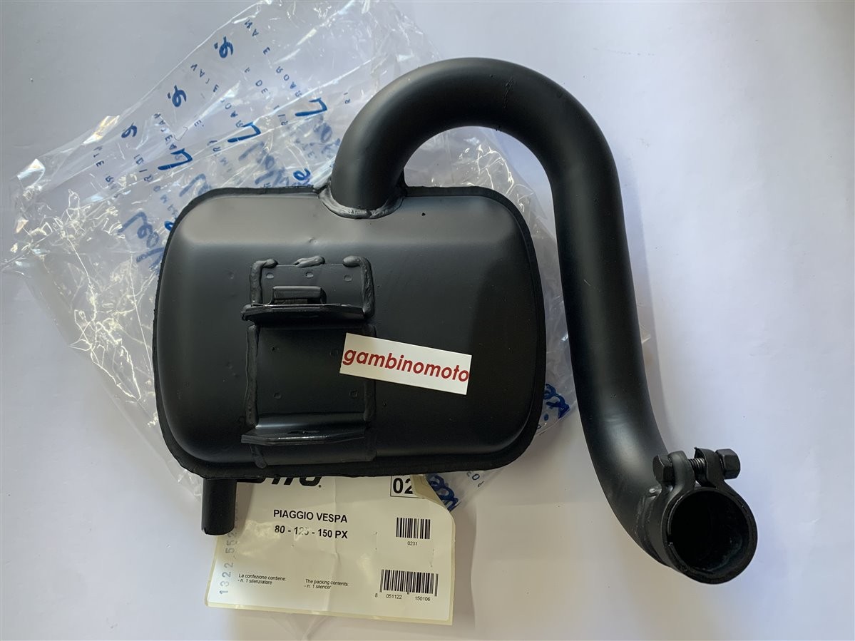 MARMITTA SITO OMOLOGATA PER VESPA PX PE 125-150-80