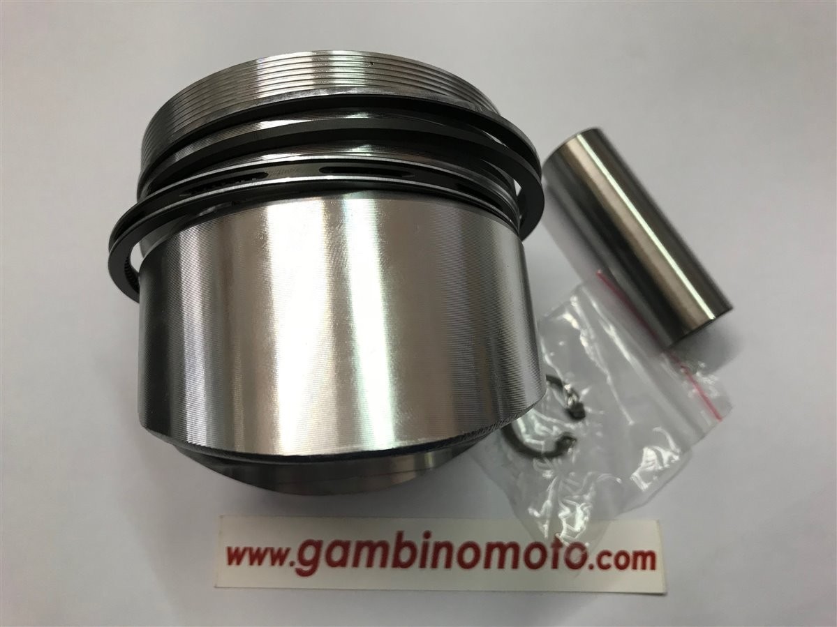 Pistone completo motore LOMBARDINI 6LD435 Diam.86,5  3 segmenti diametro spinotto: 22 mm camera decentrata diametro 43 mm