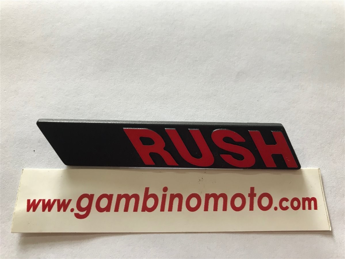 TARGHETTA RUSH PER VESPA 50 PK XL RUSH