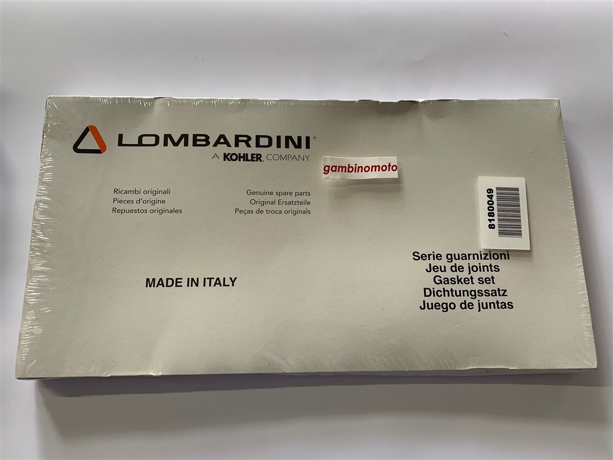 GUARNIZIONI MOTORE COMPLETO LOMBARDINI LDA834 SENZA ANELLI OR
