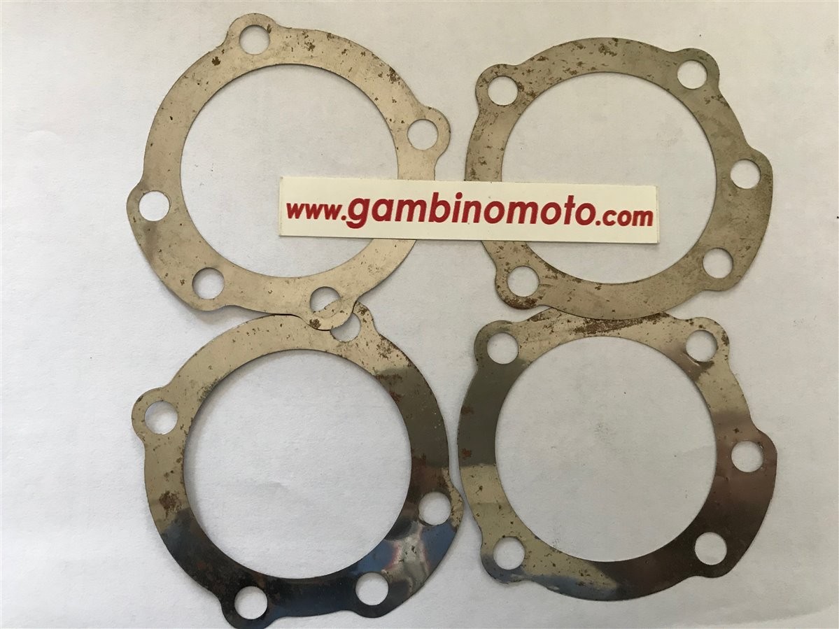 GUARNIZINE TESTA CILINDRO MOTO GUZZI ERCOLE ERCOLINO 4 PEZZI SPESSORATI CODICE RICAMBIO ORIGINALE 26352700