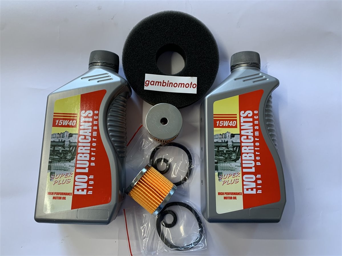 KIT TAGLIANDO LOMBARDINI 3LD510-4LD-7LD-8LD-9LD-10LD-12LD- LDA-75-80-91-96 IL KIT E' COMPOSTO DAI SEGUENTI ARTICOLI 2 FILTRO GASOLIO 2 LITRI OLIO 15W40 1 FILTRO SPUGNA 