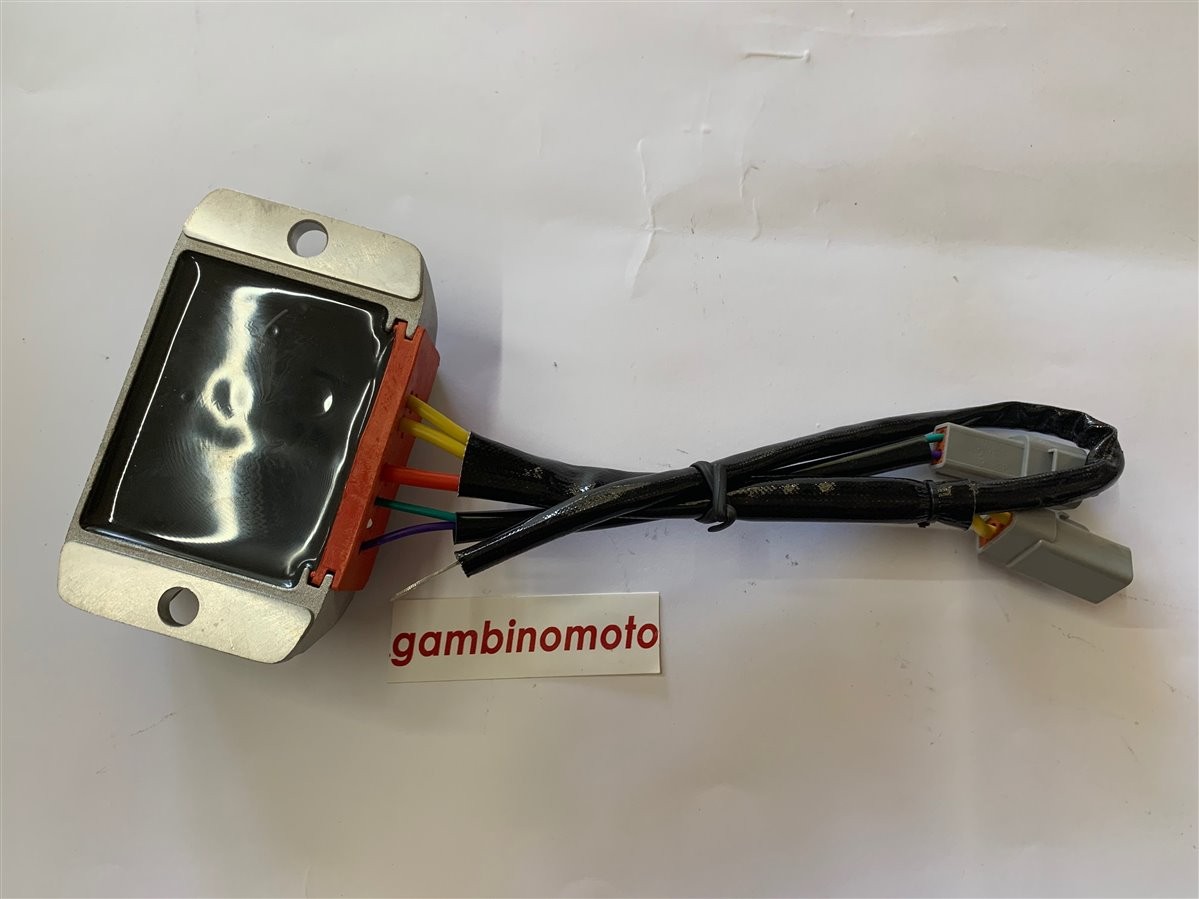Regolatore 12V/30A a ponte c/cavi e connettori Deutsch c/circuito spia x statore 8565.102 RIGERIMENTO ORIGINALE Lombardini Lombardini 7362.376 -7362.344- 7362.395 Saprisa 7448