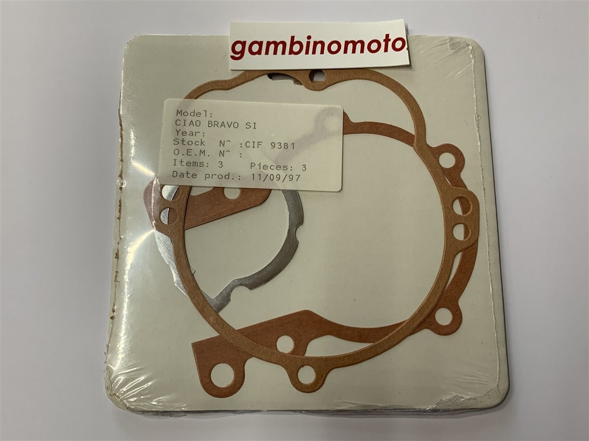 GUARNIZIONI MOTORE CICLOMOTORI PIAGGIO SI/BRAVO/CIAO/BOXER/ GILERA ECO
