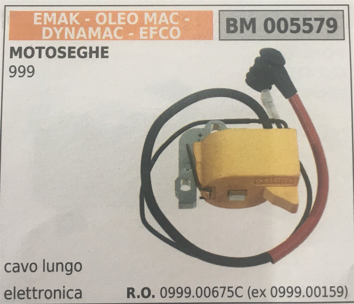 BOBINA BRUMAR ELETTRONICA EMAK - OLEO MAC - DYNAMAC - EFCO MOTOSEGHE 999