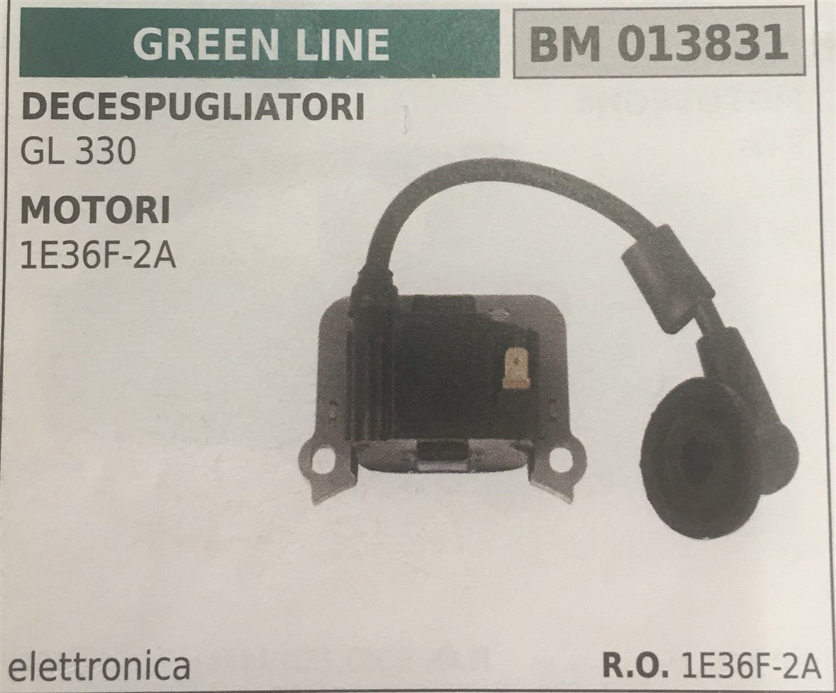 BOBINA BRUMAR ELETTRONICA GREEN LINE DECESPUGLIATORI GL 330 MOTORI 1E36F-2A