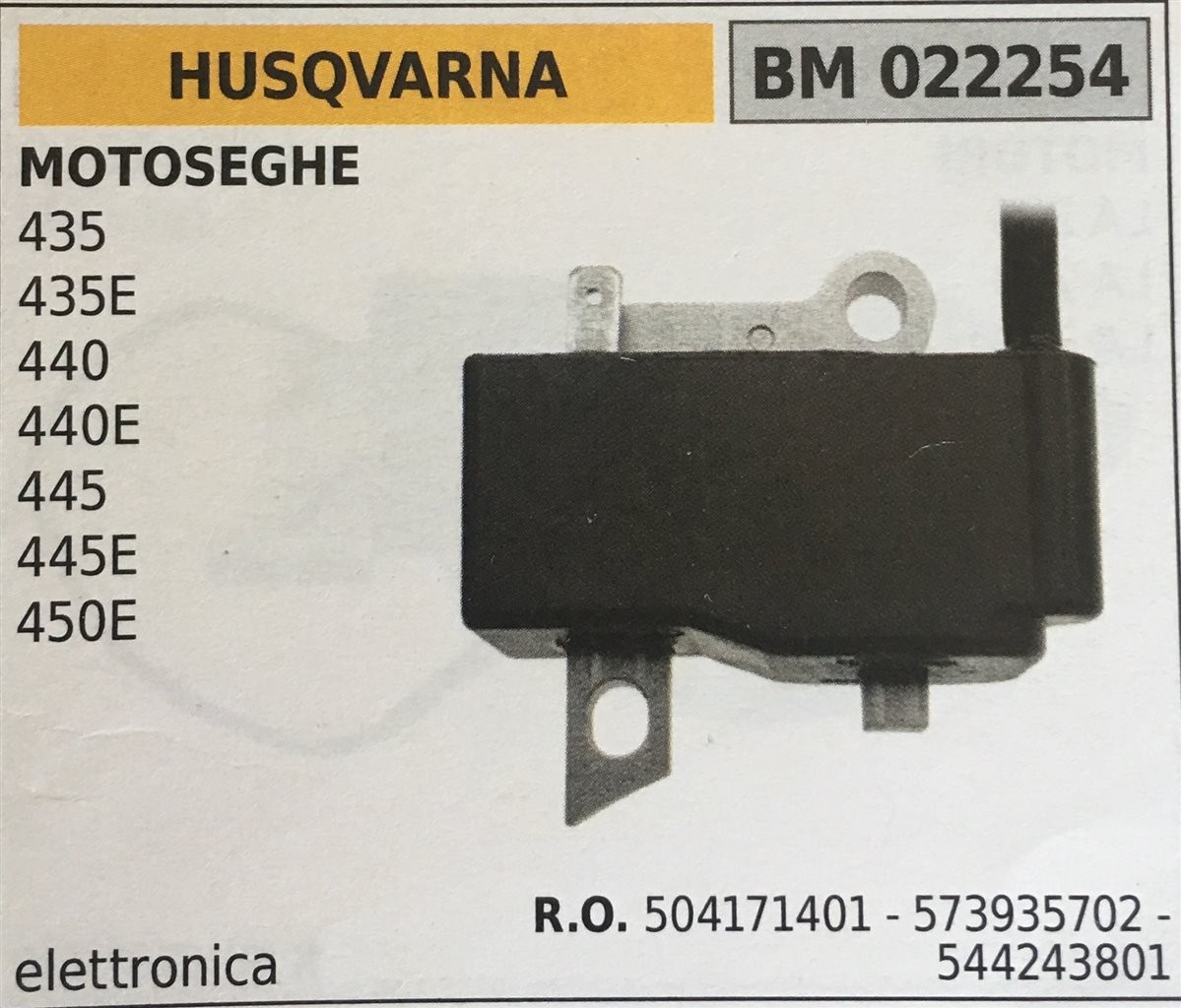 BOBINA BRUMAR ELETTRONICA HUSQVARNA MOTOSEGHE 435 435E 440 440E 445 445E 450E
