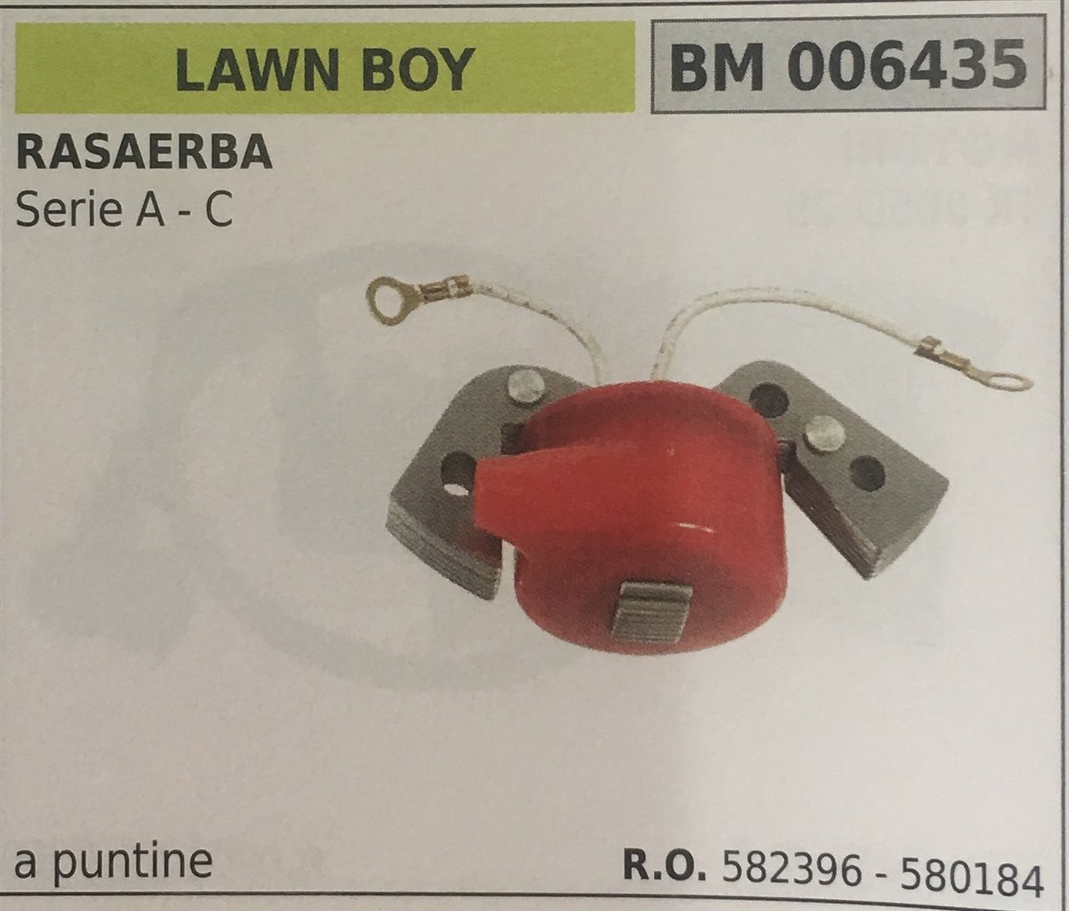 BOBINA BRUMAR A PUNTINE LAWN BOY RASAERBA seria A - C