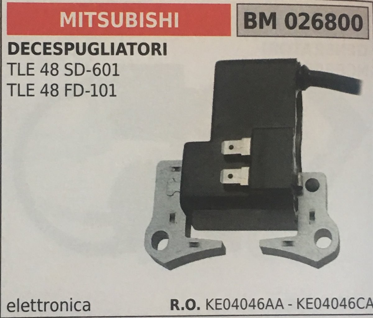 BOBINA BRUMAR ELETTRONICA MITSUBISHI DECESPUGLIATORI TLE 48 SD-601 TLE 48 FD-101