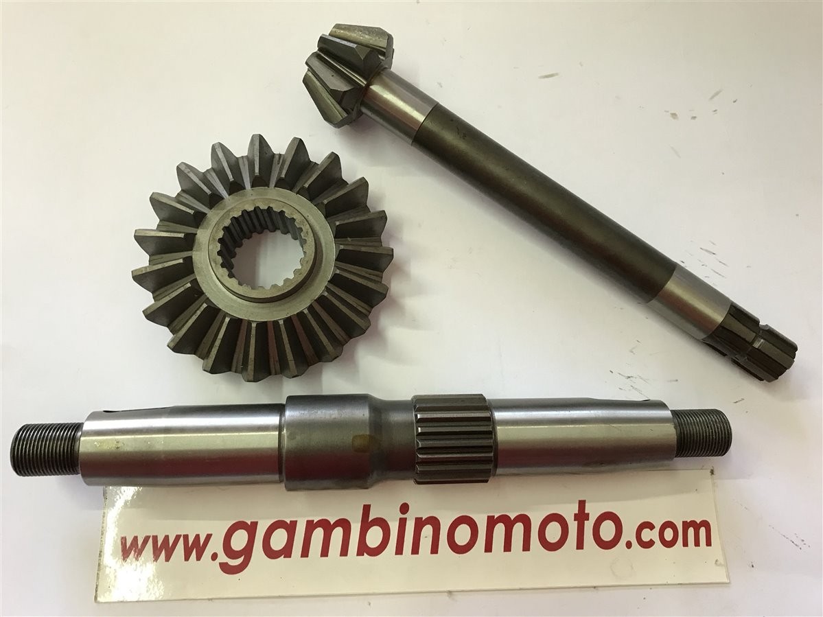 COPPIA CONICA MOTOCOLTIVATORE BERTOLINI MODELLO 310T DENTI PIGNONE 7 CORONA 19