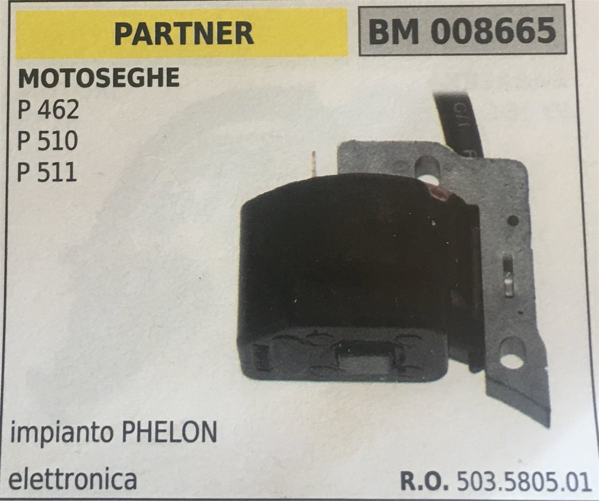 BOBINA BRUMAR ELETTRONICA PARTNER MOTOSEGHE P 462 P 510 P 511