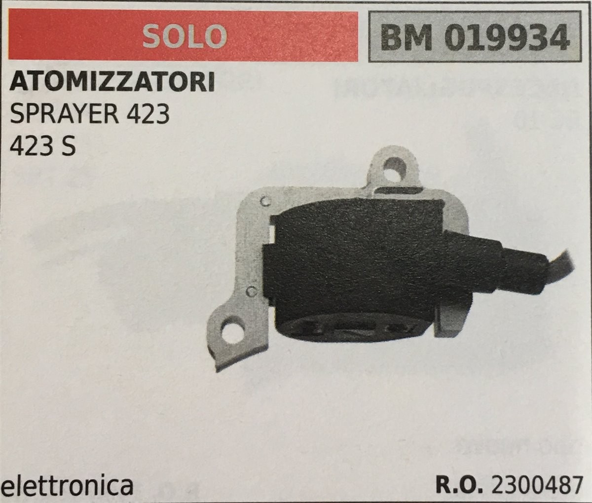 BOBINA BRUMAR ELETTRONICA SOLO ATOMIZZATORI SPRAYER 423 423 S
