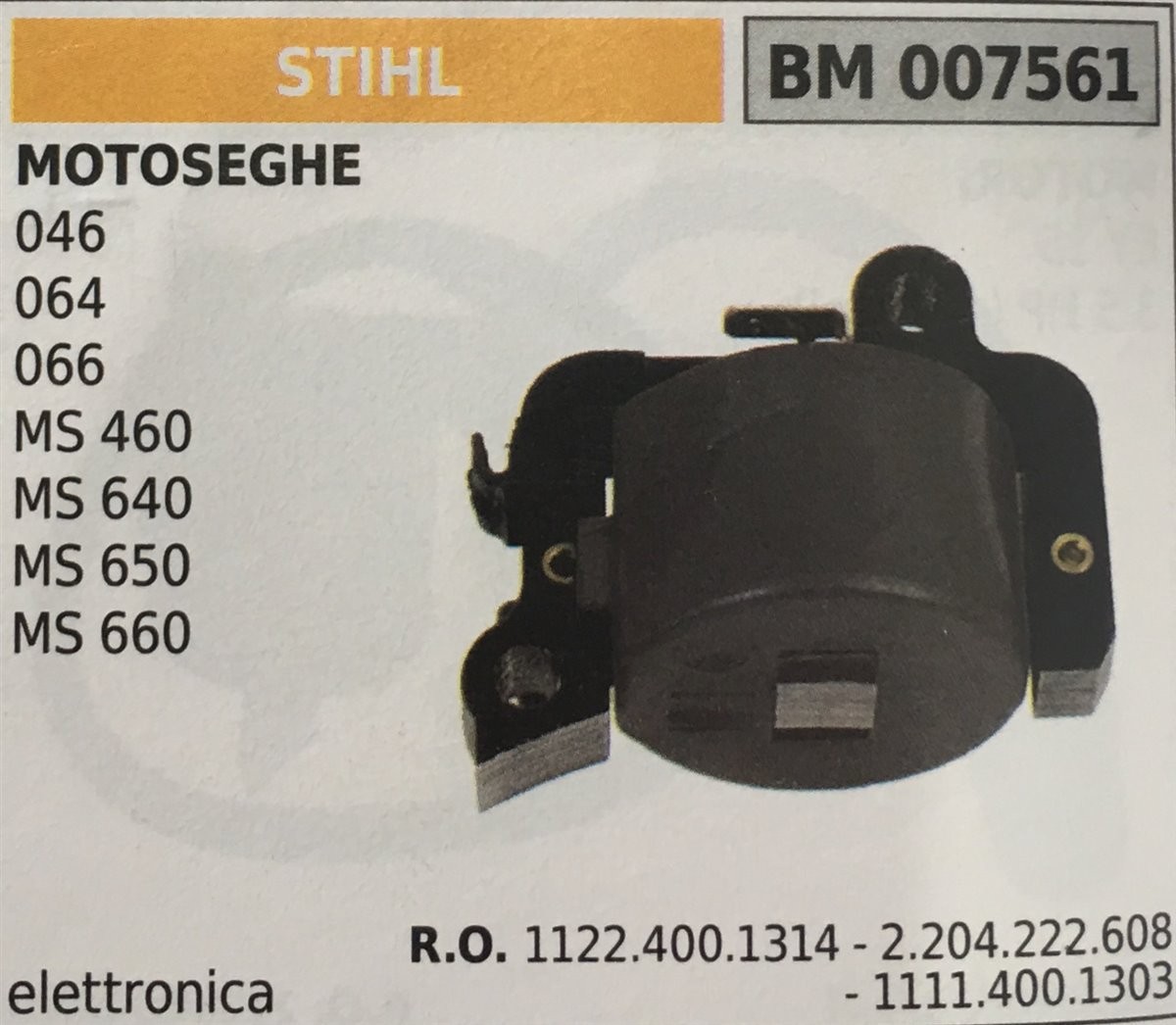 BOBINA BRUMAR ELETTRONICA STIHL MOTOSEGHE 046 064 066 MS 460 MS 640 MS 650 MS 660