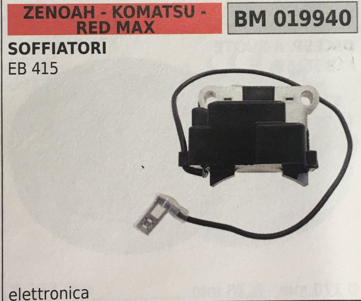 BOBINA BRUMAR ELETTRONICA ZENOAH - KOMATSU - RED MAX SOFFIATORI EB 415