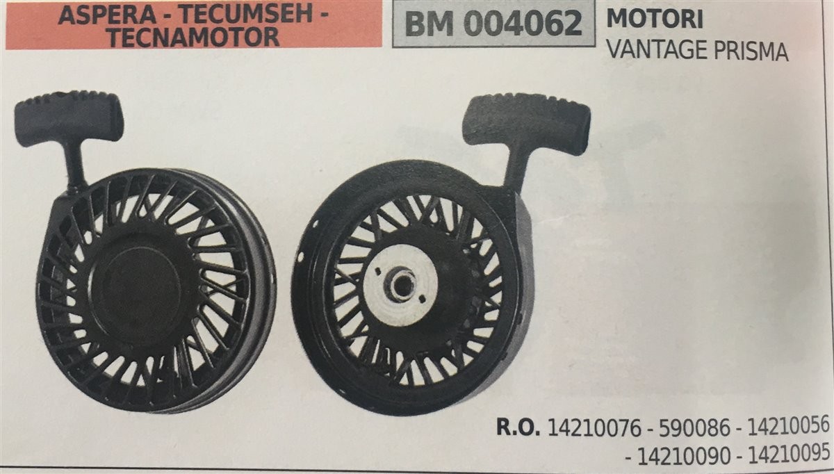 AVVIAMENTO COMPLETO BRUMAR ASPERA - TECUMSEH - TECNAMOTOR MOTORI VANTAGE PRISMA