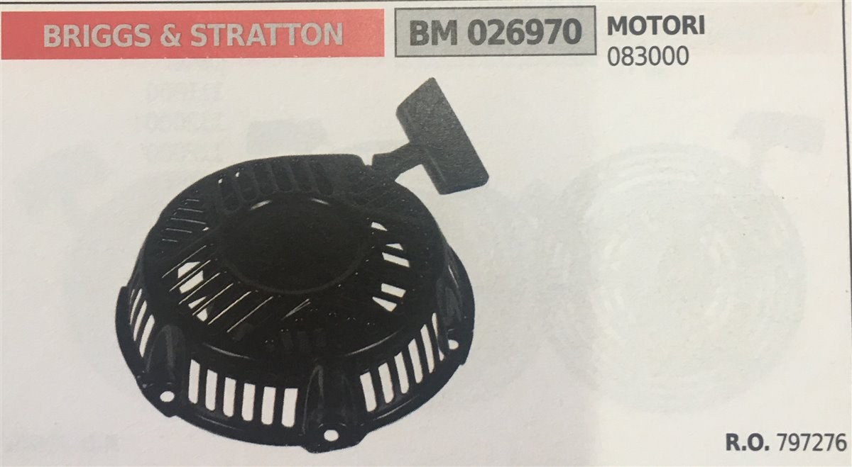 AVVIAMENTO COMPLETO BRUMAR BRIGGS & STRATTON  MOTORI 083000