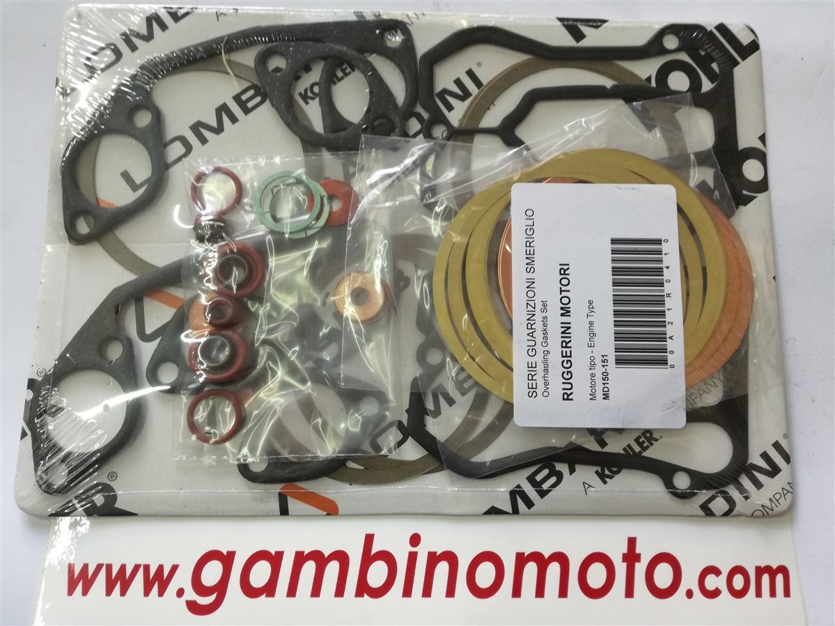 GUARNIZIONI COMPLETE SERIE SMERIGLIO MOTORE RUGGERINI MD150-151-MD180