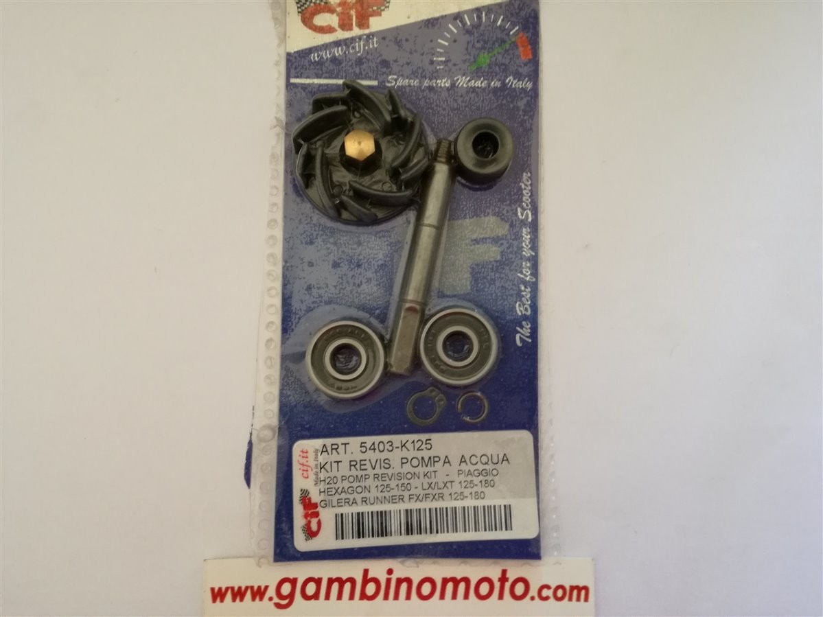 POMPA ACQUA PIAGGIO HEXAGON 125/150- LX/LXT 125/180 GILERA RUNNER   FX/FXR 125/180