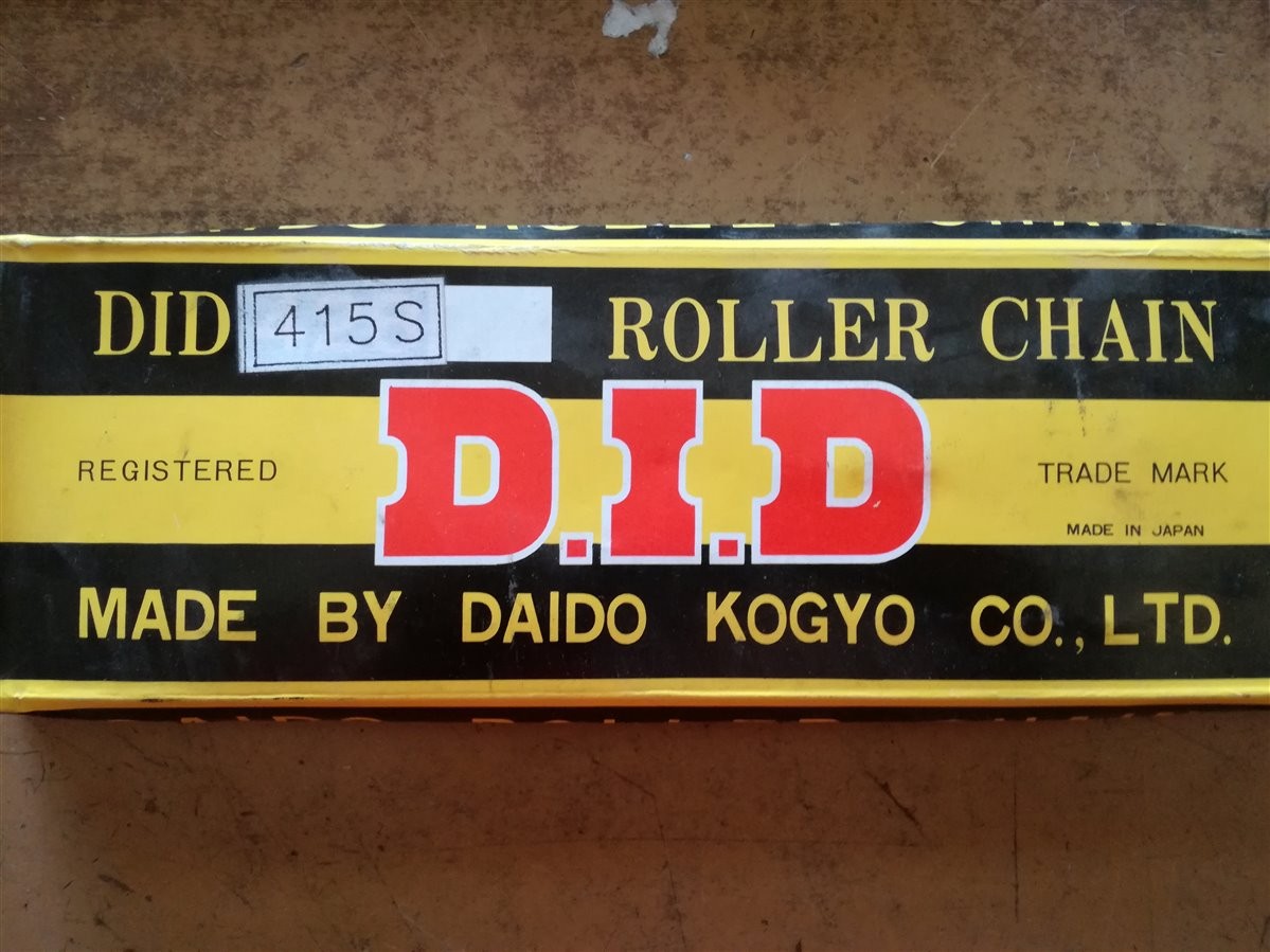 CATENA D.I.D MODELLO 415S MAGLIE 140 SERIE ORO MADE IN JAPAN 