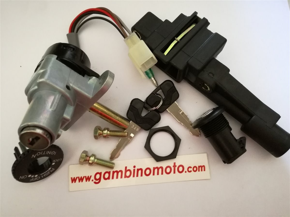 KIT SERRATURE SERRATURA MALAGUTI F12 F 12 PHANTOM 50 100 '94/'04 LOCKS CHIAVE