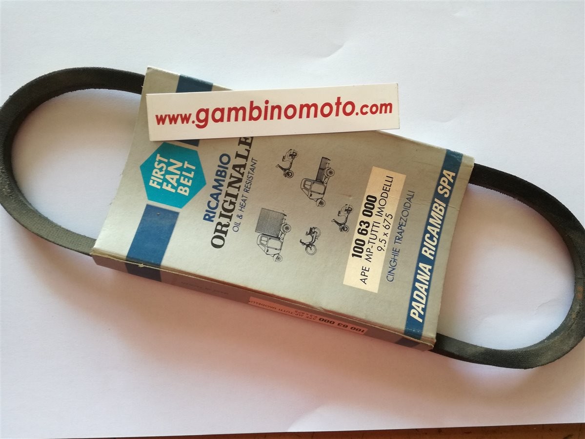 CINGHIA DINAMO TRASMISSIONE PIAGGIO APE-V-BELTS APE CAR P2-P3-MP P501-P601