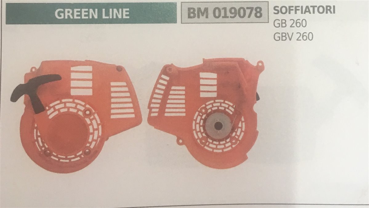 AVVIAMENTO COMPLETO BRUMAR GREEN LINE SOFFIATORI GB 260 GBV 260