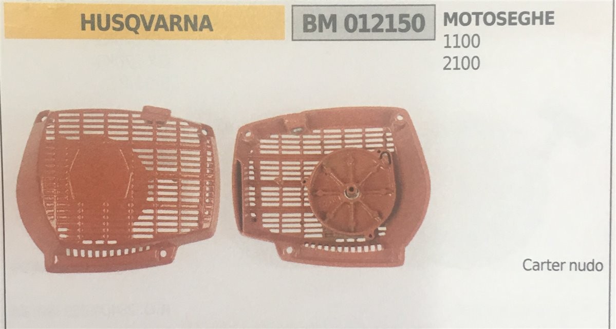 AVVIAMENTO COMPLETO BRUMAR HUSQVARNA MOTOSEGHE 1100 2100    carter nudo