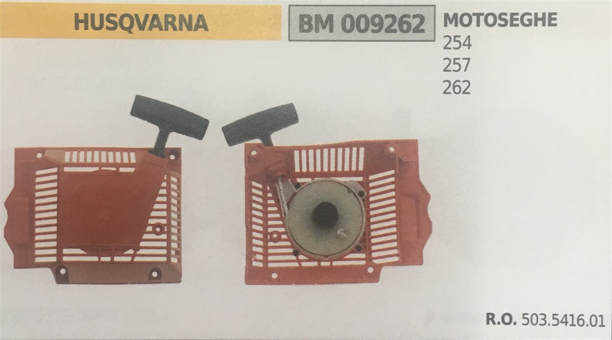 AVVIAMENTO COMPLETO BRUMAR HUSQVARNA MOTOSEGHE 254 257 262