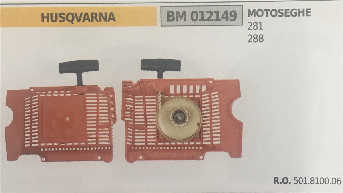 AVVIAMENTO COMPLETO BRUMAR HUSQVARNA MOTOSEGHE 281 288