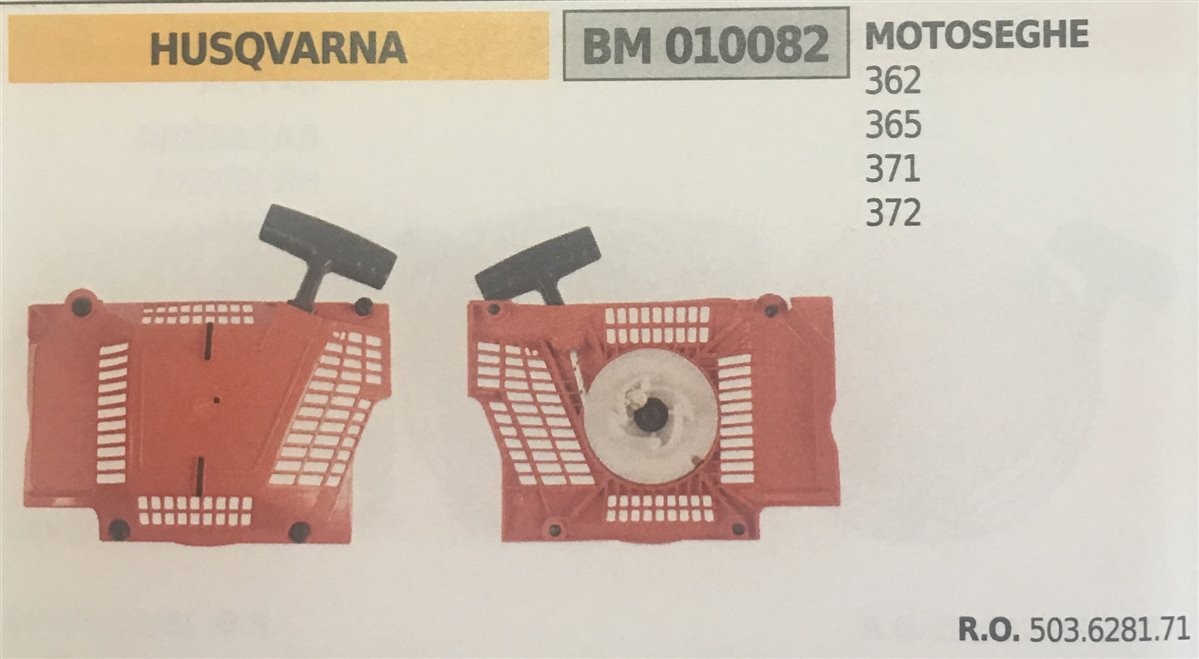 AVVIAMENTO COMPLETO BRUMAR HUSQVARNA MOTOSEGHE 362 365 371 372